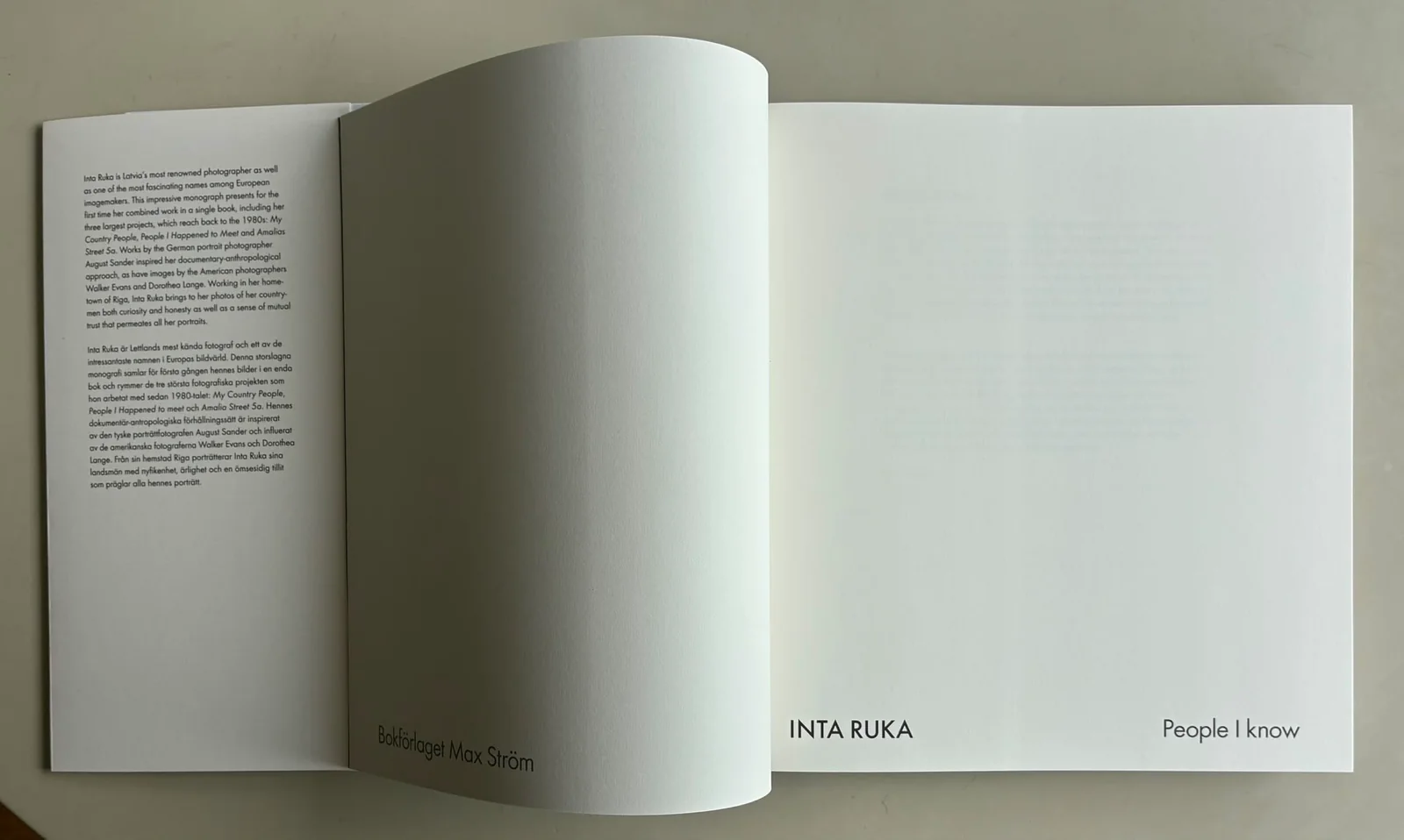 Title and publisher pages of People I Know