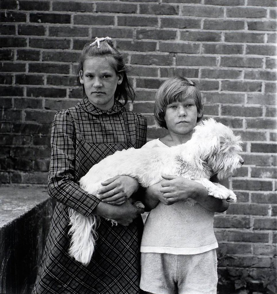 Agita Rutraste and Andis Rutraste, 1992, photographed by Inta Ruka