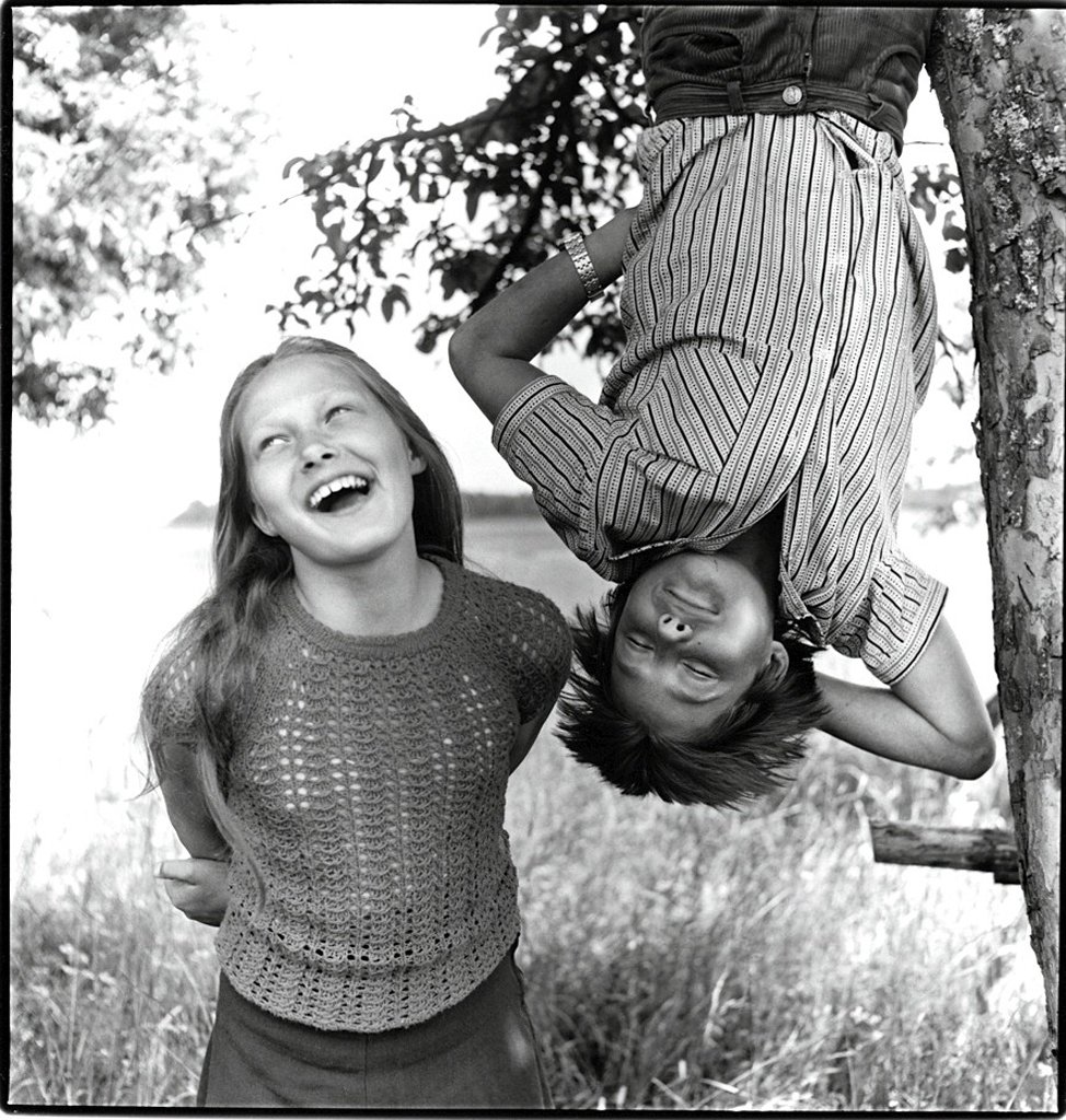 Ineta Mača and Aigars Mačs, 1985, photographed by Inta Ruka