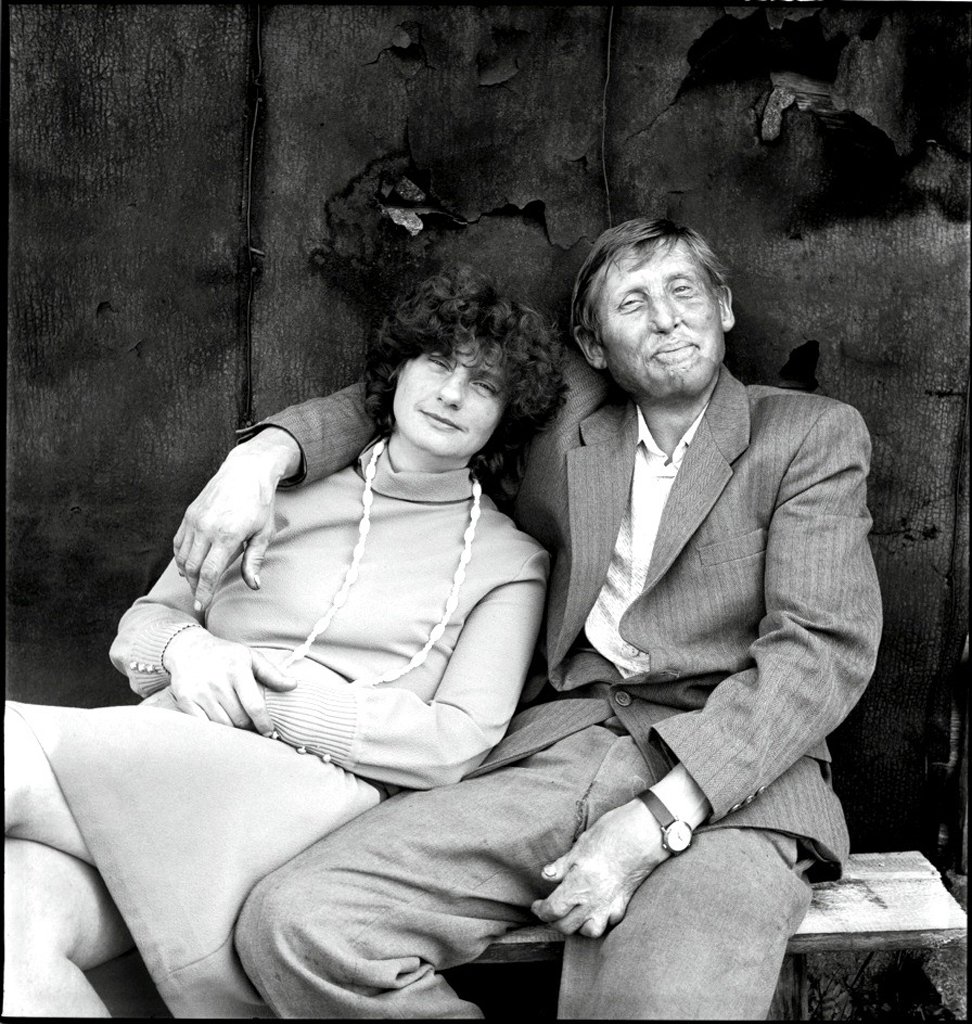 Zigrīda Pušpure and Ēvalds Pušpurs, 1998, photographed by Inta Ruka